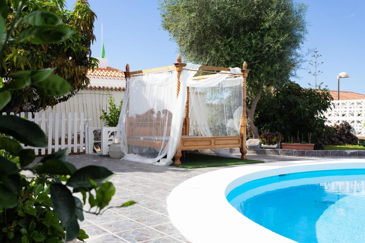 Bungalow Palm Mar With Pool And Garden Arona  Buitenkant foto