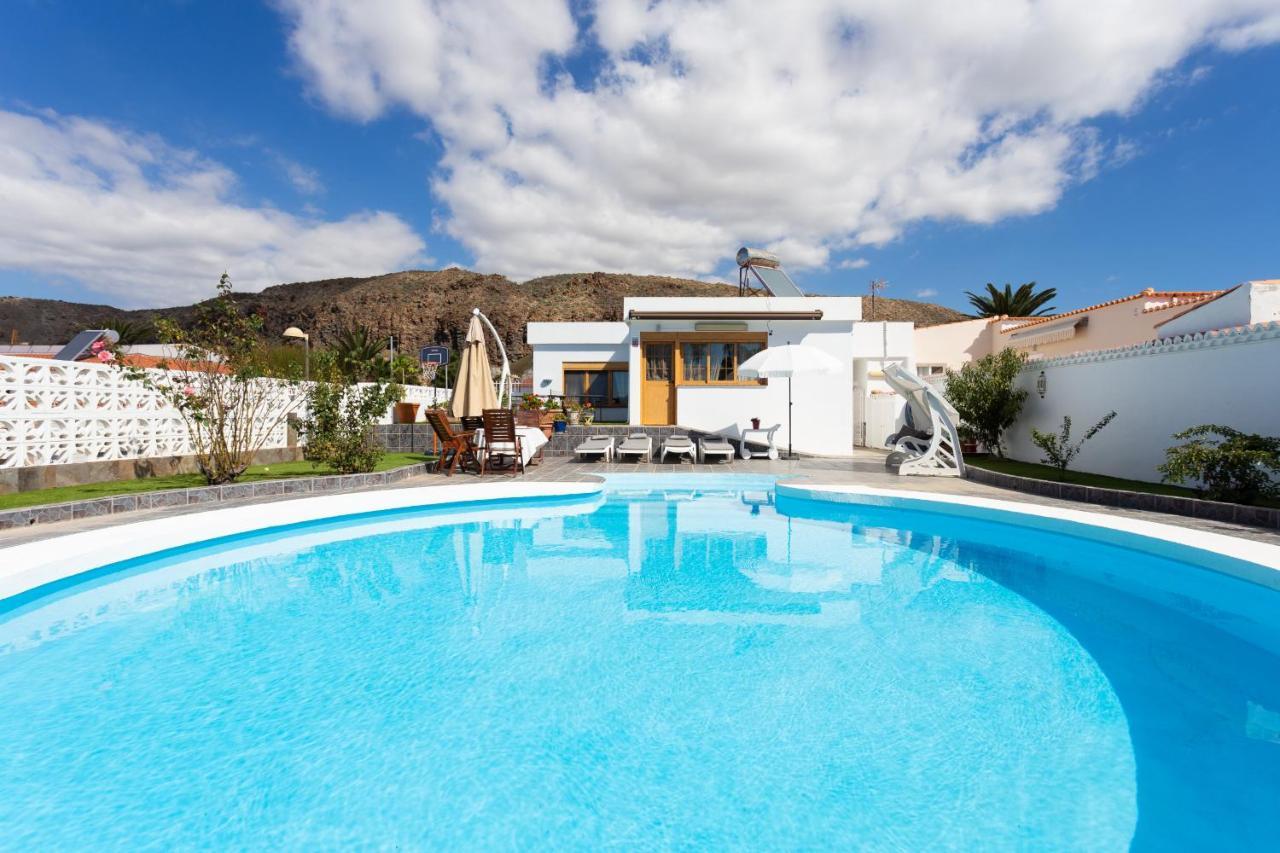 Bungalow Palm Mar With Pool And Garden Arona  Buitenkant foto